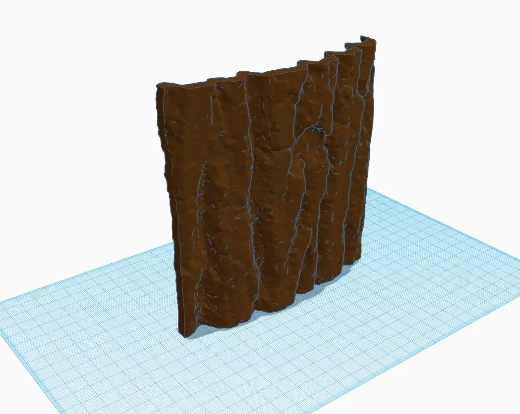 tree bark wall for vivarium/enclosures