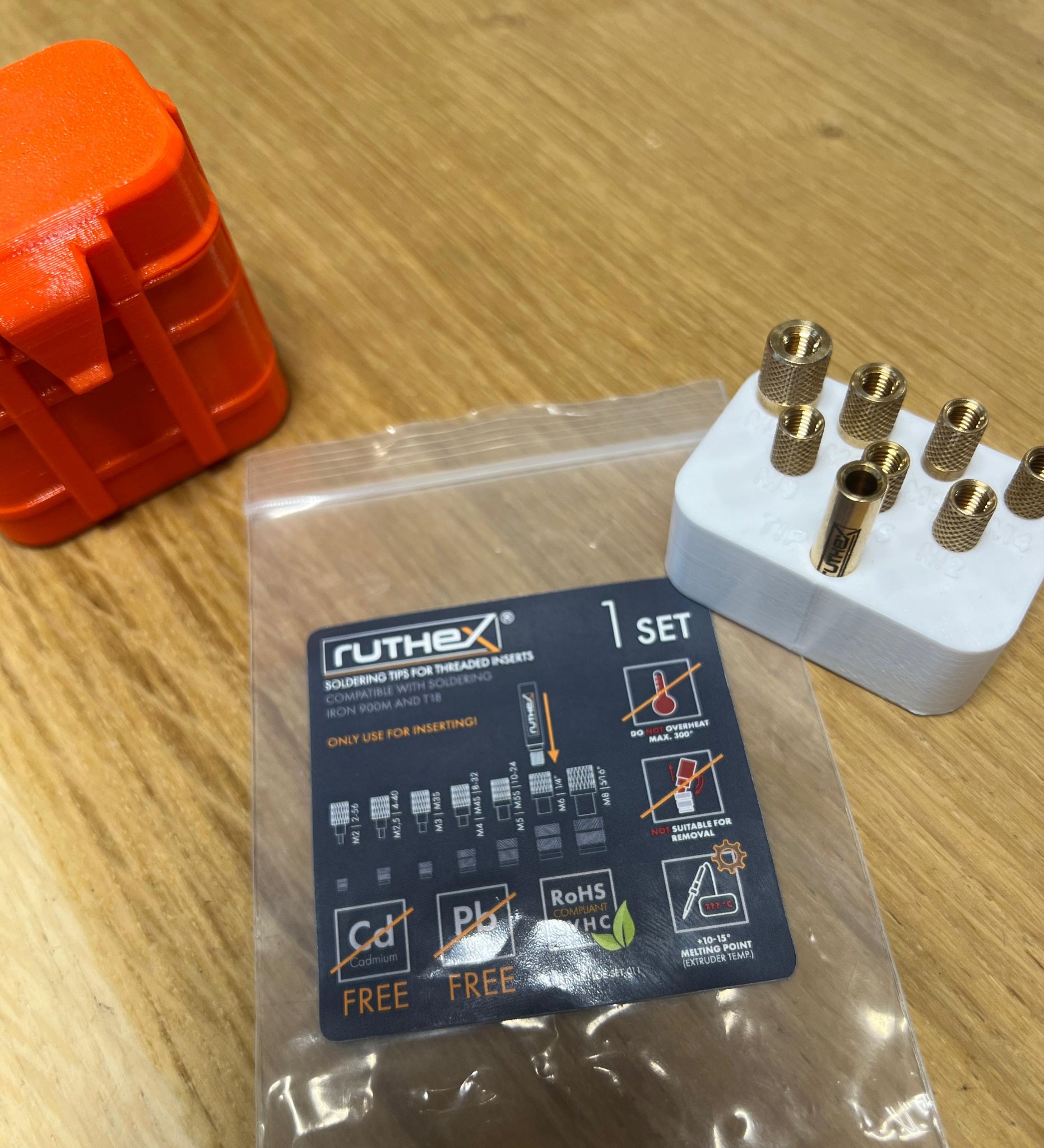 Tiêu đề Phụ kiện đầu hàn Ruthex cho hộp đựng đa dụng Tóm