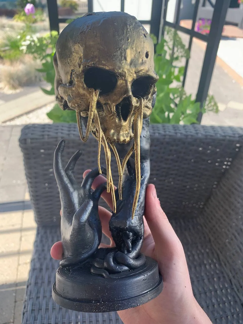 Tiêu đề Skull Trophy Back4Blood Tóm tắt V2 của bản sao Skull Tro