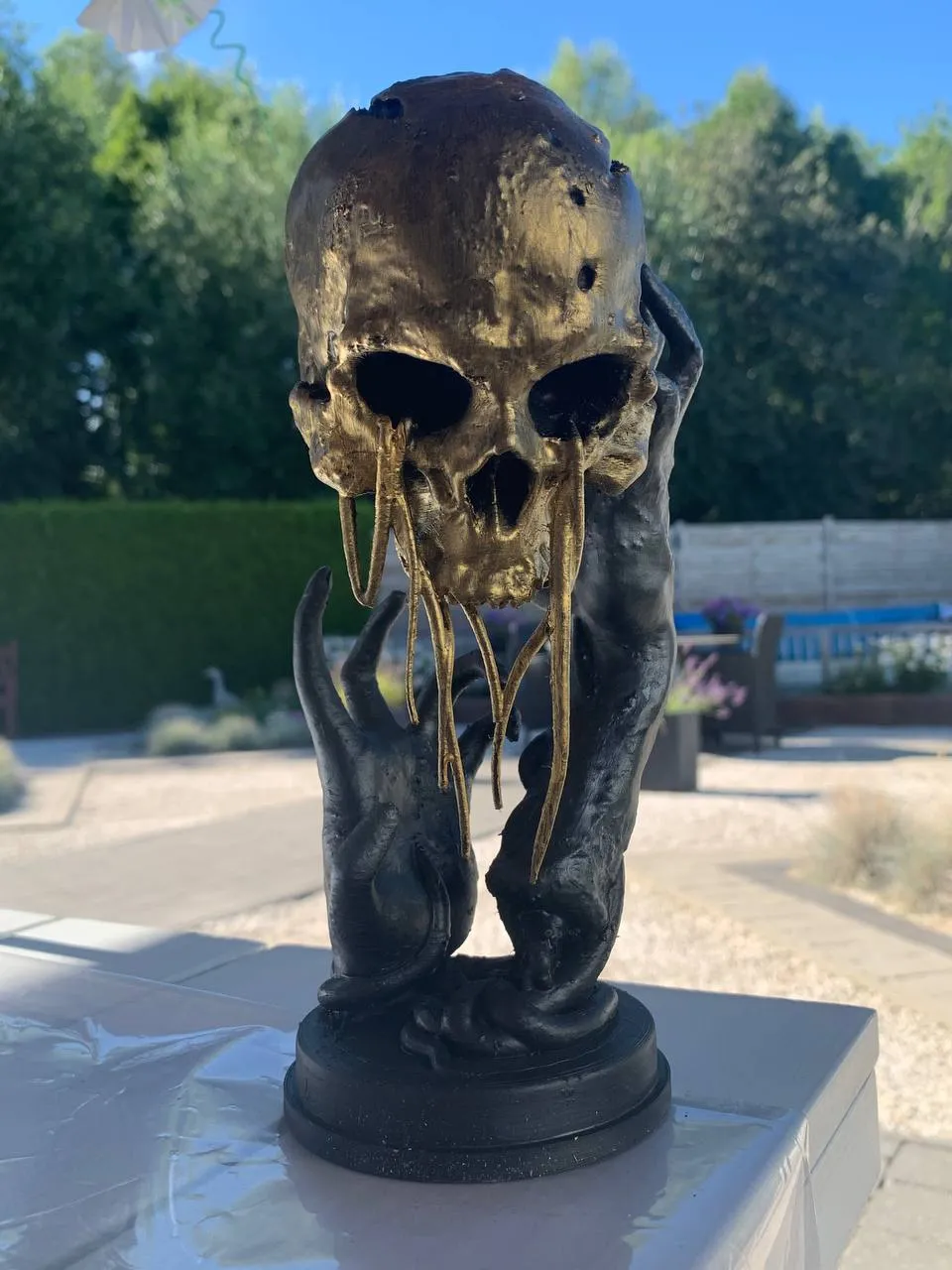 Tiêu đề Skull Trophy Back4Blood Tóm tắt V2 của bản sao Skull Tro