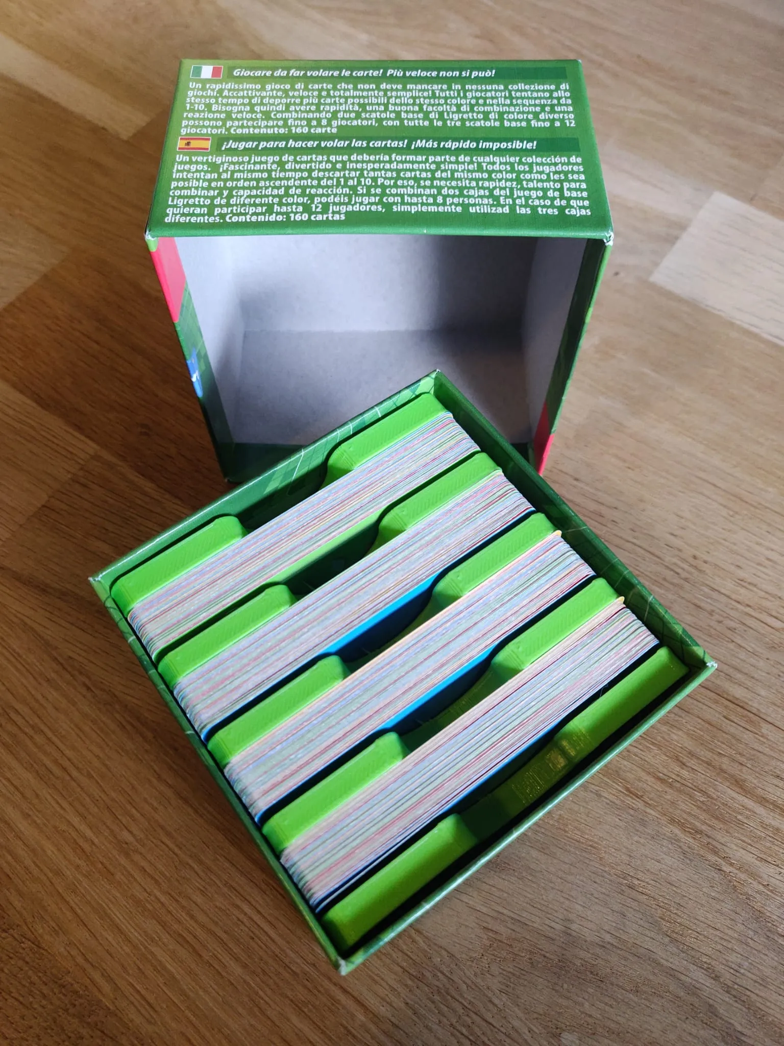 Tiêu đề Bộ chia thẻ Ligretto nguyên hộp Tóm tắt Mệt mỏi vì