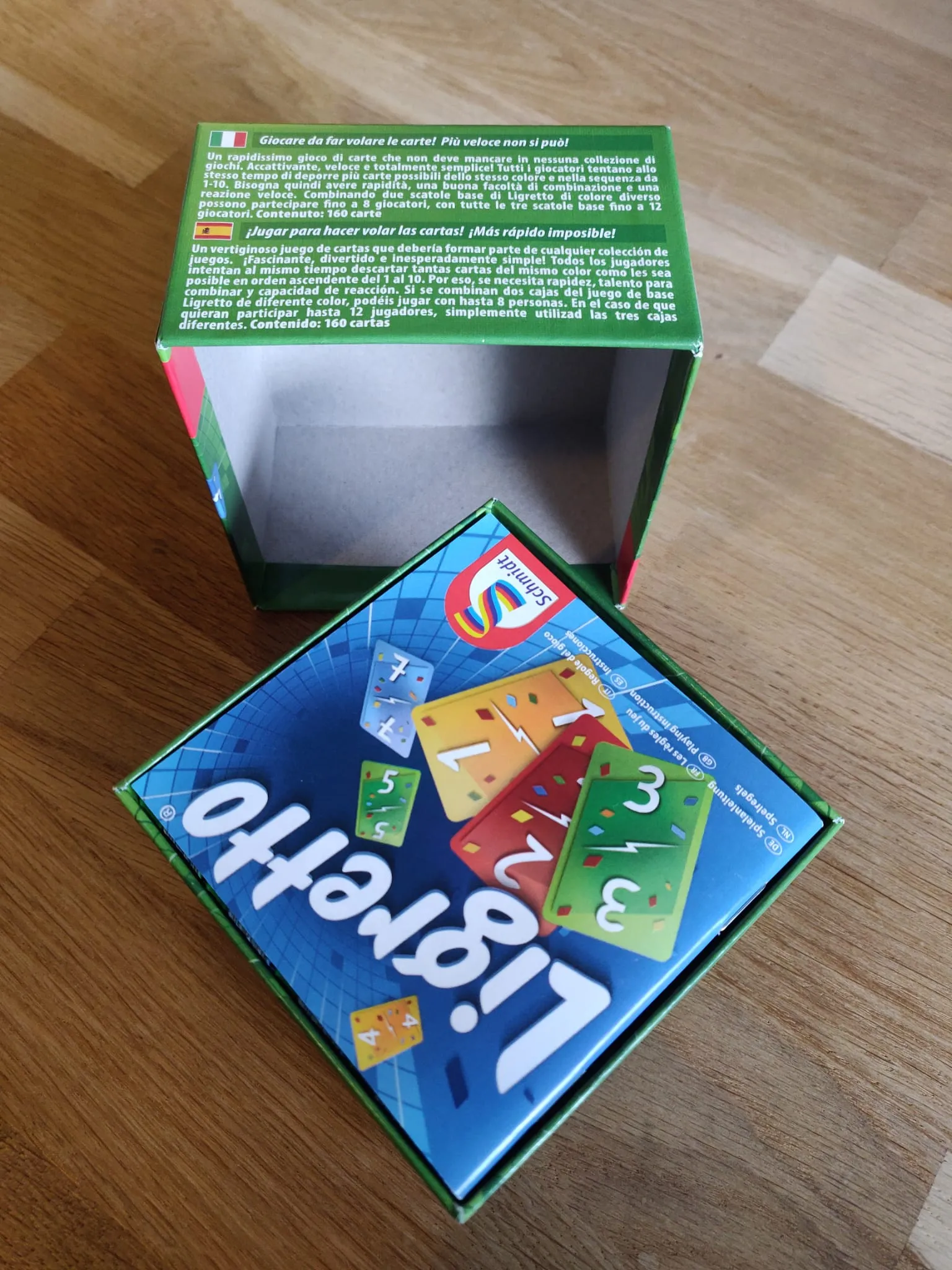 Tiêu đề Bộ chia thẻ Ligretto nguyên hộp Tóm tắt Mệt mỏi vì