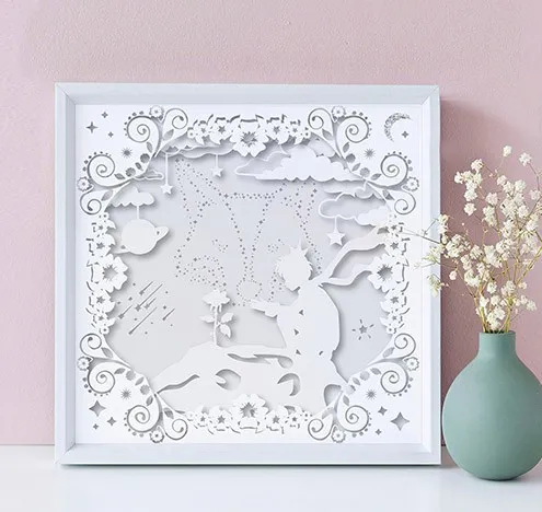 Tiêu đề Hộp đèn Hoàng tử bé Tóm tắt COMPRAR ILUMINACION AQUI