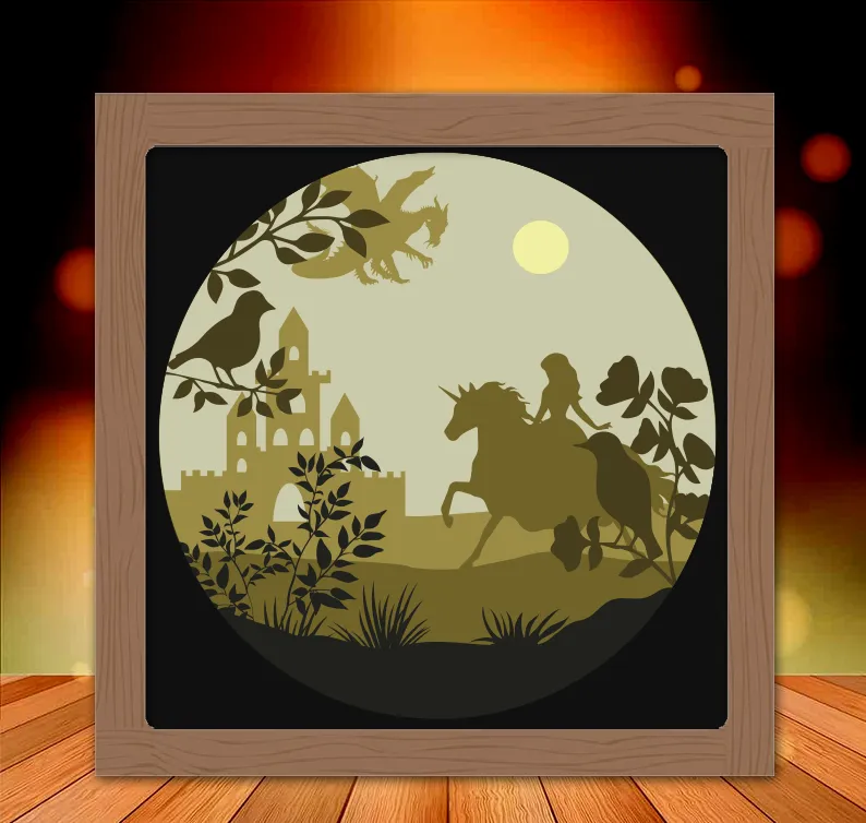 Tiêu đề Hộp đèn kỳ lân và công chúa Tóm tắt COMPRAR ILUMINACI