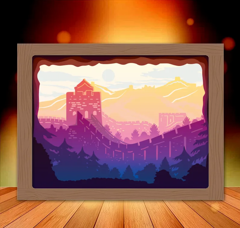 Great Wall of China lightbox