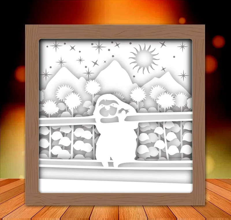 Mô hình Sloth Lightbox