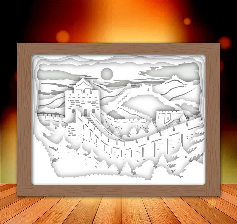Great Wall of China lightbox
