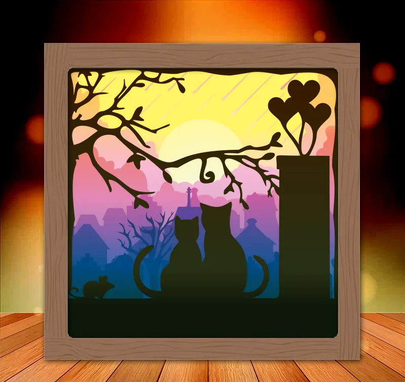 Tiêu đề Hộp đèn mèo và trăng Tóm tắt COMPRAR ILUMINACION AQUI