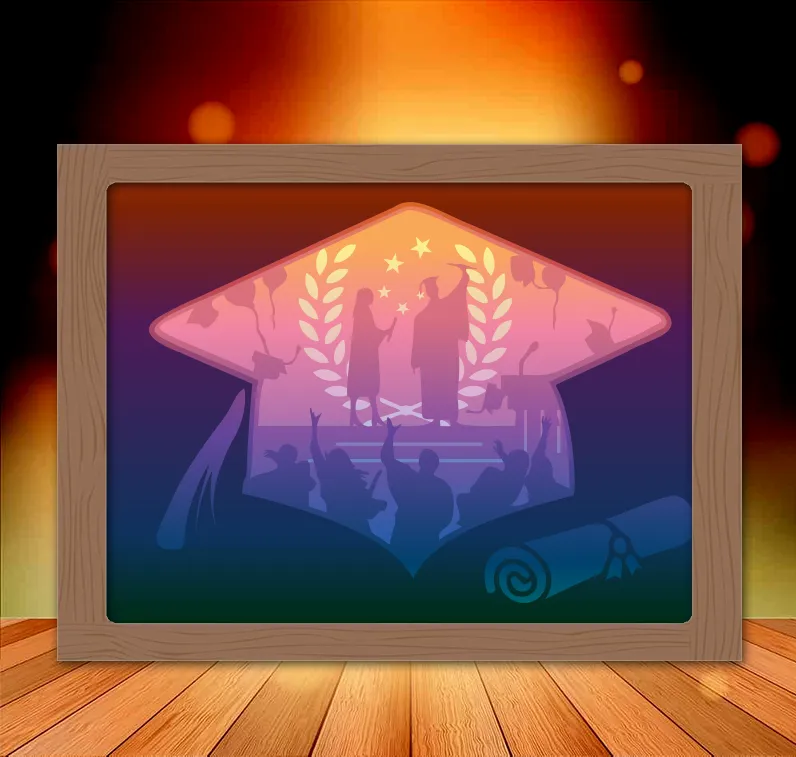 Tiêu đề hộp đèn tốt nghiệp Tóm tắt COMPRAR ILUMINACION AQUI