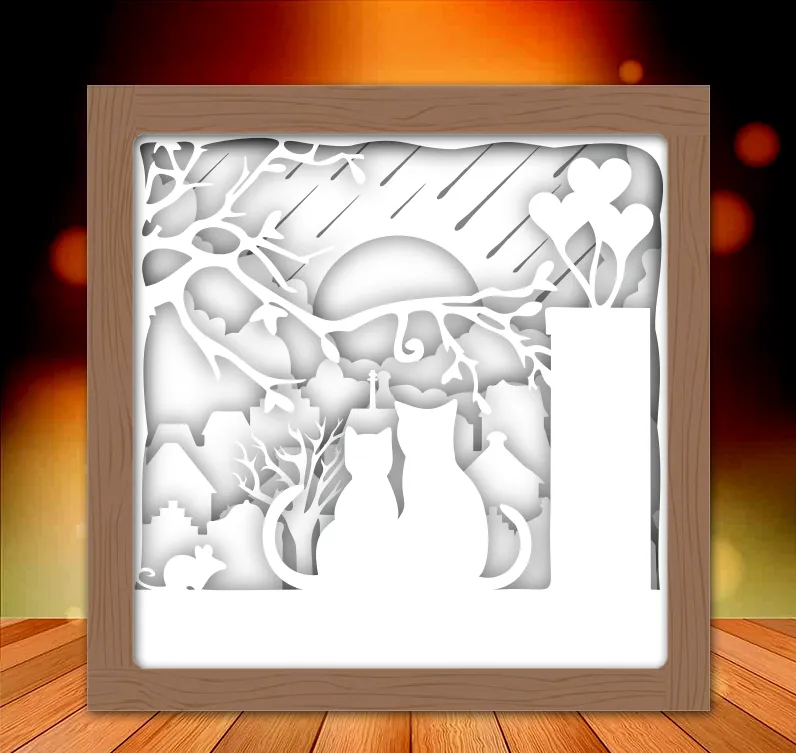 Tiêu đề Hộp đèn mèo và trăng Tóm tắt COMPRAR ILUMINACION AQUI