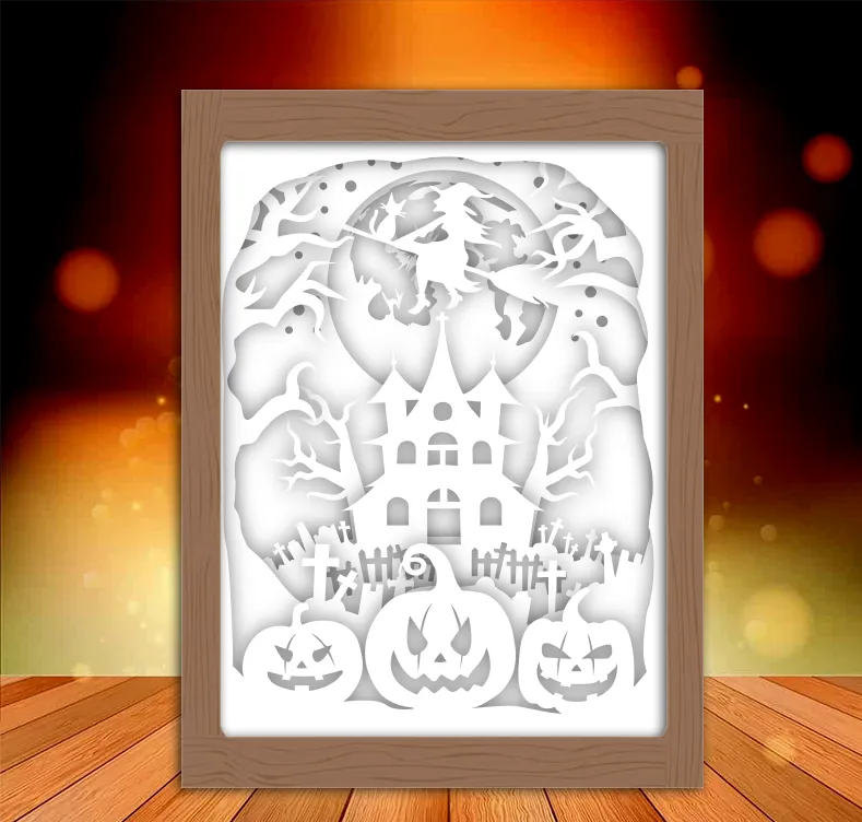 Mô hình Halloween Lightbox 12
