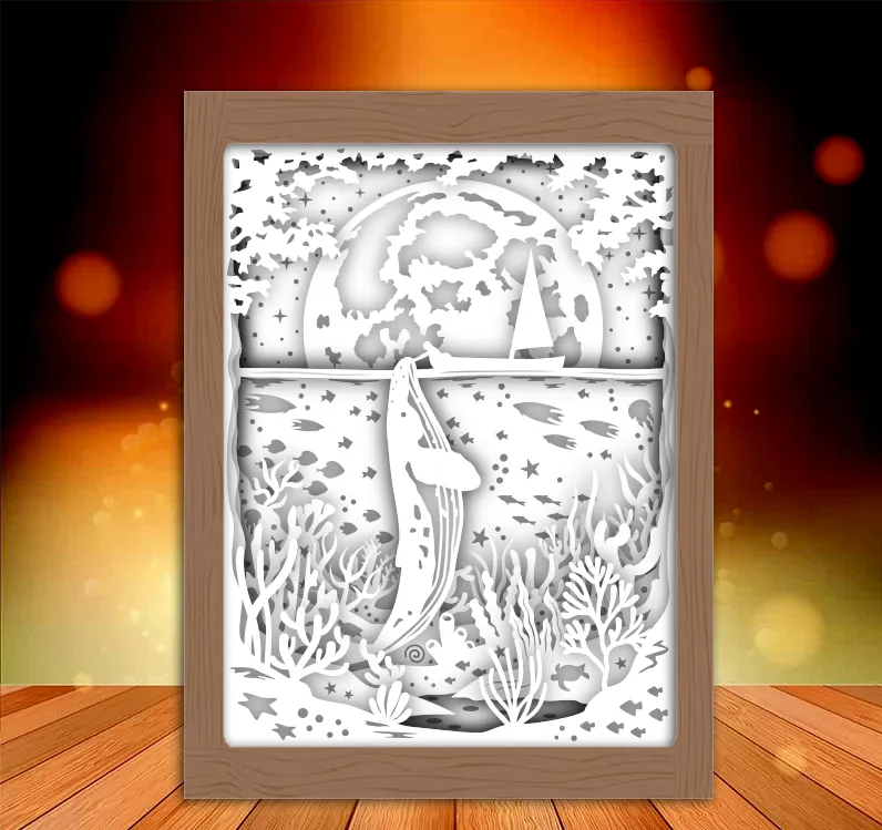 Tiêu đề Hộp đèn cá voi và người lái thuyền Tóm tắt COMPRAR