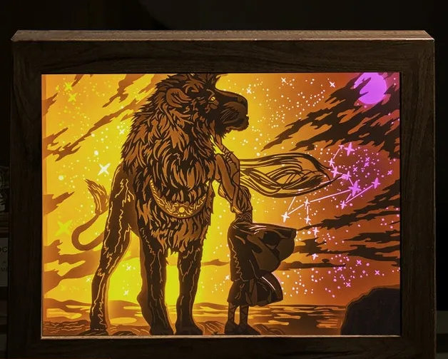 Tiêu đề Hộp đèn cung hoàng đạo LEO Tóm tắt mua đèn chiếu s