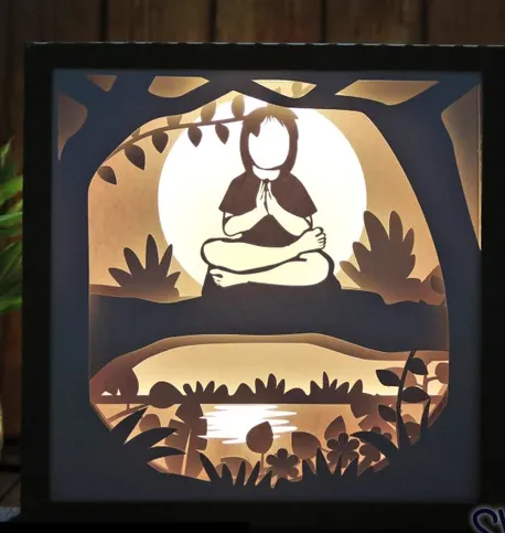 Tiêu đề Hộp đèn cô bé cầu nguyện Tóm tắt mua đèn chiếu s