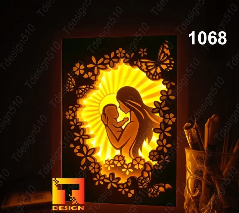 Đèn Lightbox Tình Mẹ