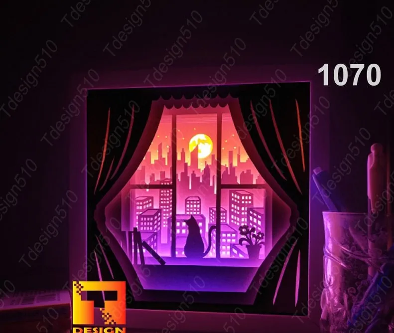 Tiêu đề cửa sổ mèo trong thành phố Tóm tắt COMPRAR ILUMINACION