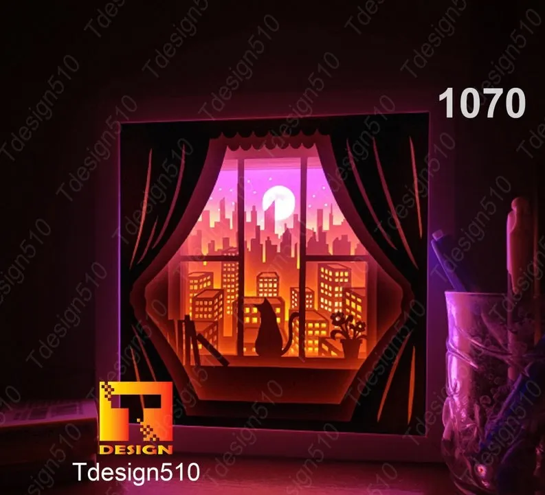 Tiêu đề cửa sổ mèo trong thành phố Tóm tắt COMPRAR ILUMINACION