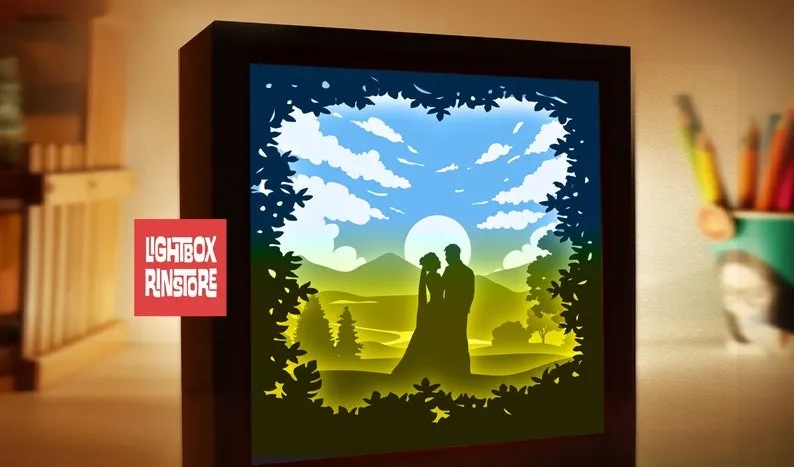 Wedding under the Sunset (You And Me) lightbox