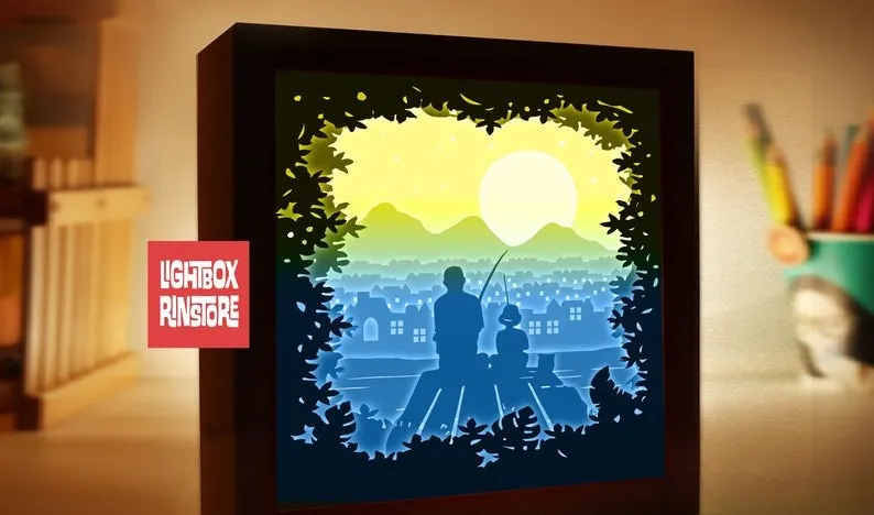 Tiêu đề Câu cá bằng hộp đèn của bố Tóm tắt COMPRAR ILUMIN