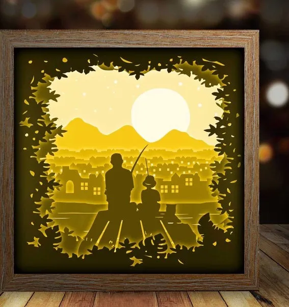 Tiêu đề Câu cá bằng hộp đèn của bố Tóm tắt COMPRAR ILUMIN