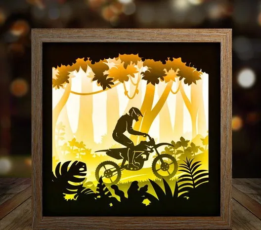 bike racing lightbox