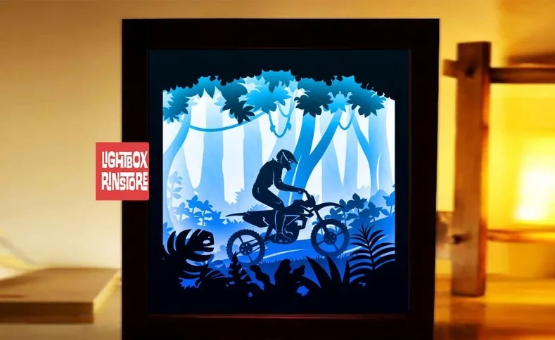 bike racing lightbox