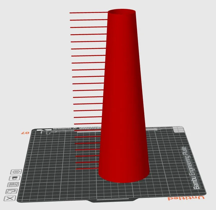 Very Tall/slim model support tower