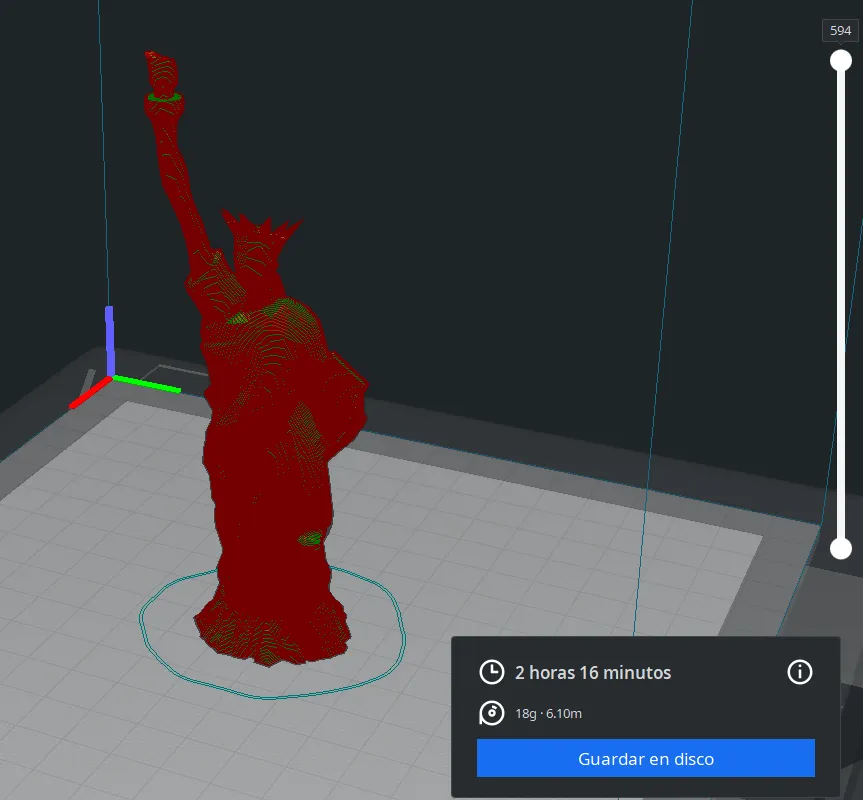 Tượng Nữ thần Tự do (Low-Poly)