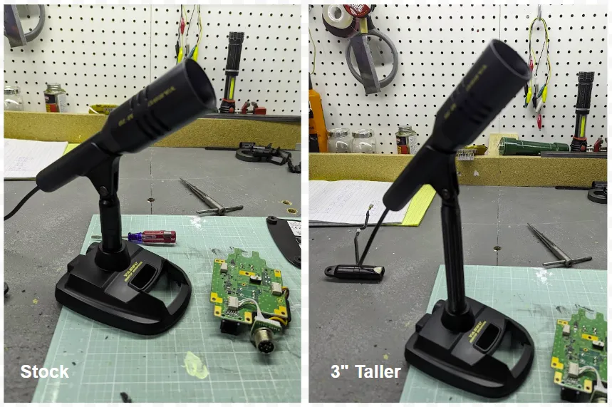 Trụ cao hơn cho micro Yeasu M-70D