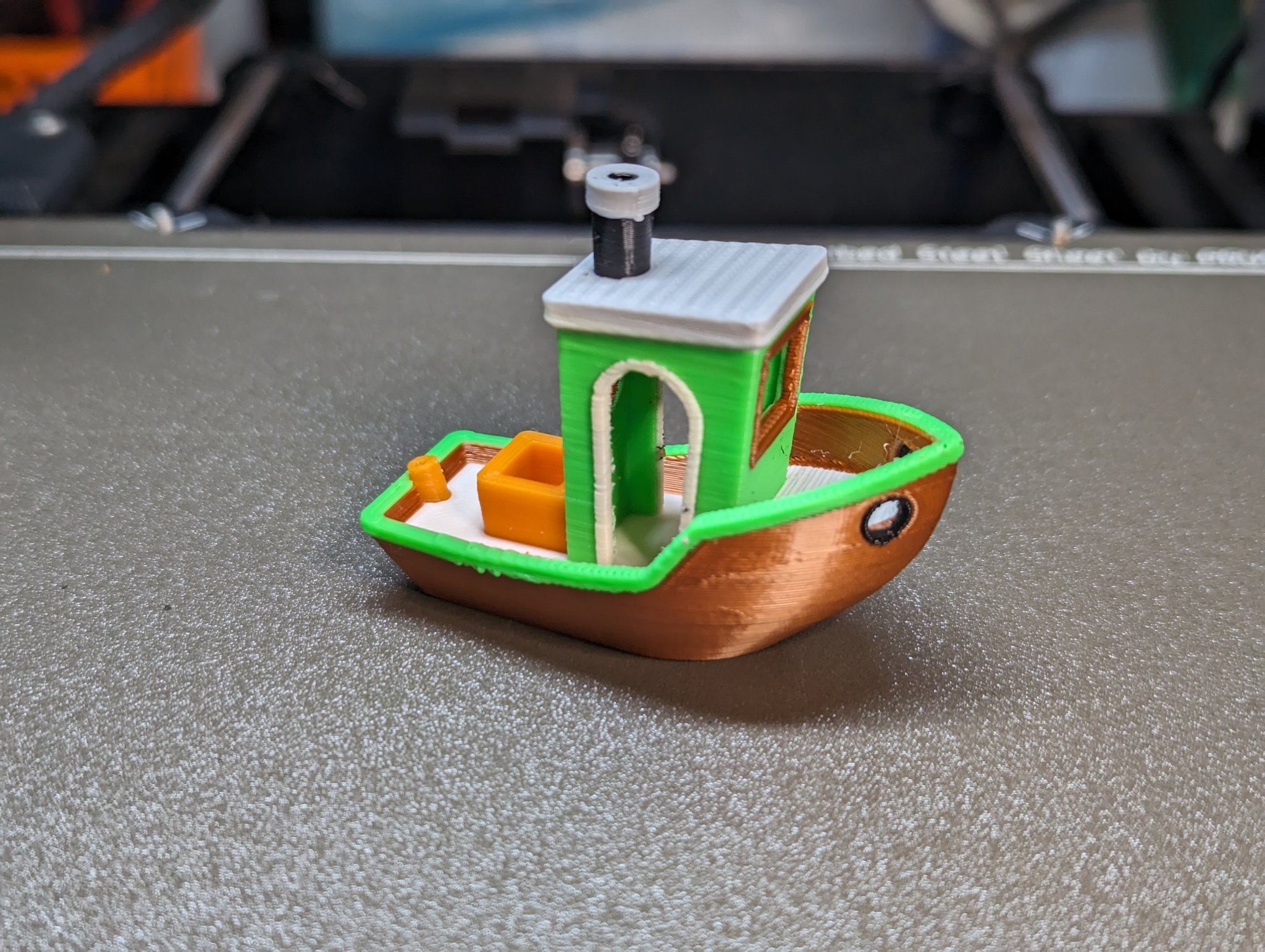 Tiêu đề 3DBenchy in 5 màu - Thử nghiệm tra tấn MMU 3DBenchy in 5 F