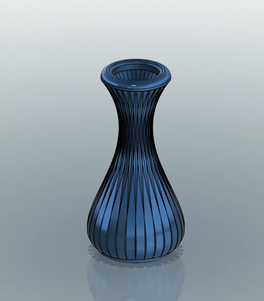 Chậu Hoa Hồng Có Vân - Trang trí nhà cửa