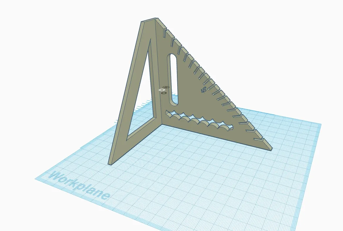Thước Vuông Tốc Độ 2 Mặt
