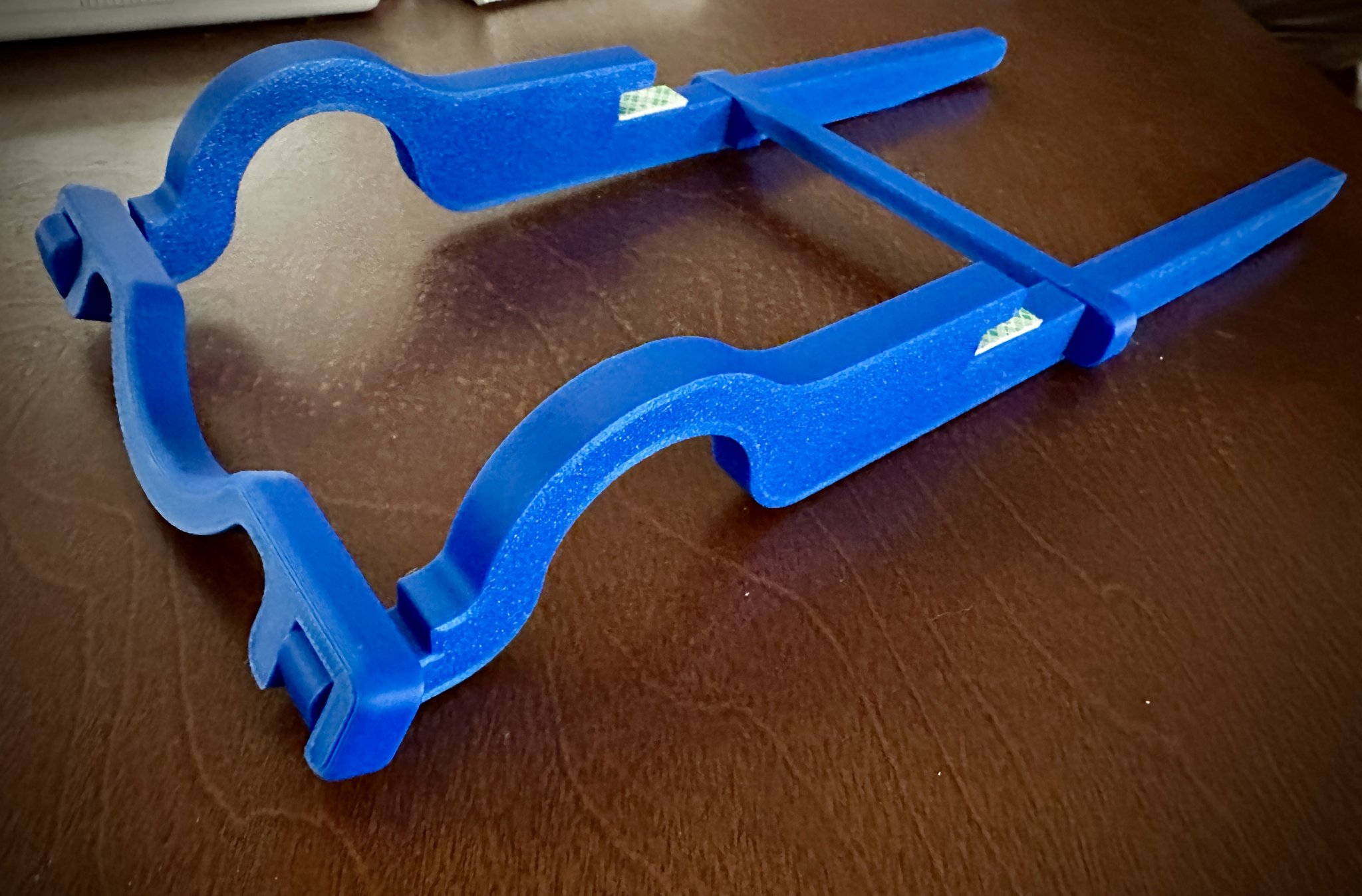 Bike trainer iPad mount