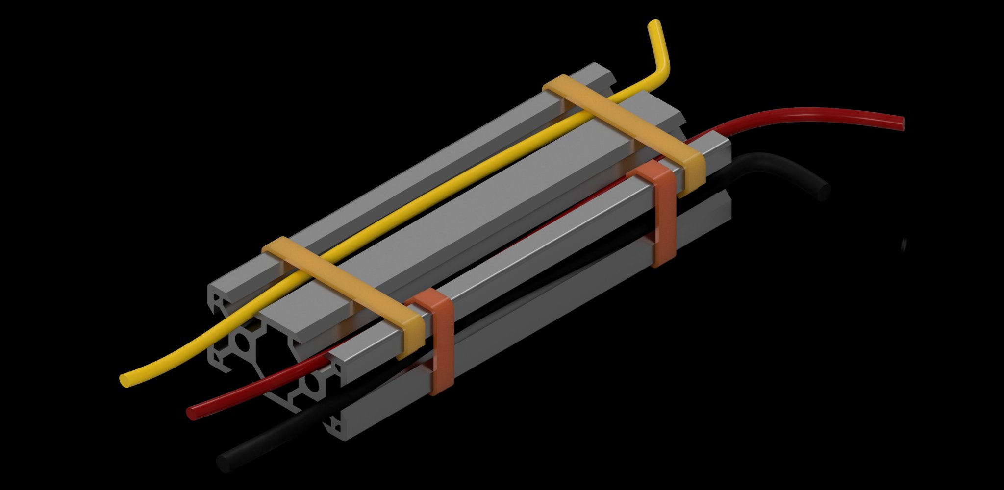 Kẹp cáp V-Slot âm bên trong