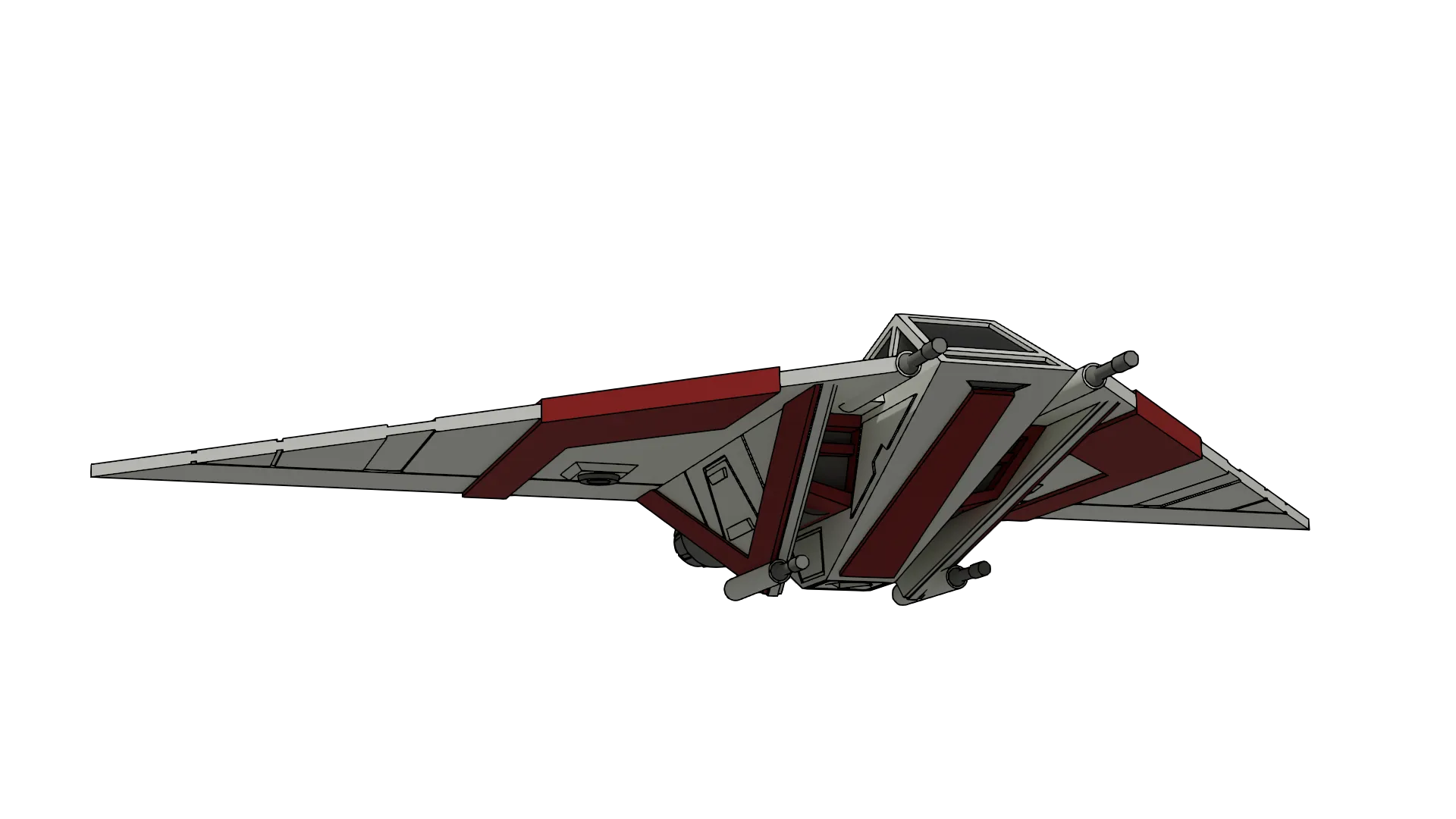 Tiêu đề Star Wars T1 Jedi Shuttle Tóm tắt Mô hình tàu con thoi T1 J