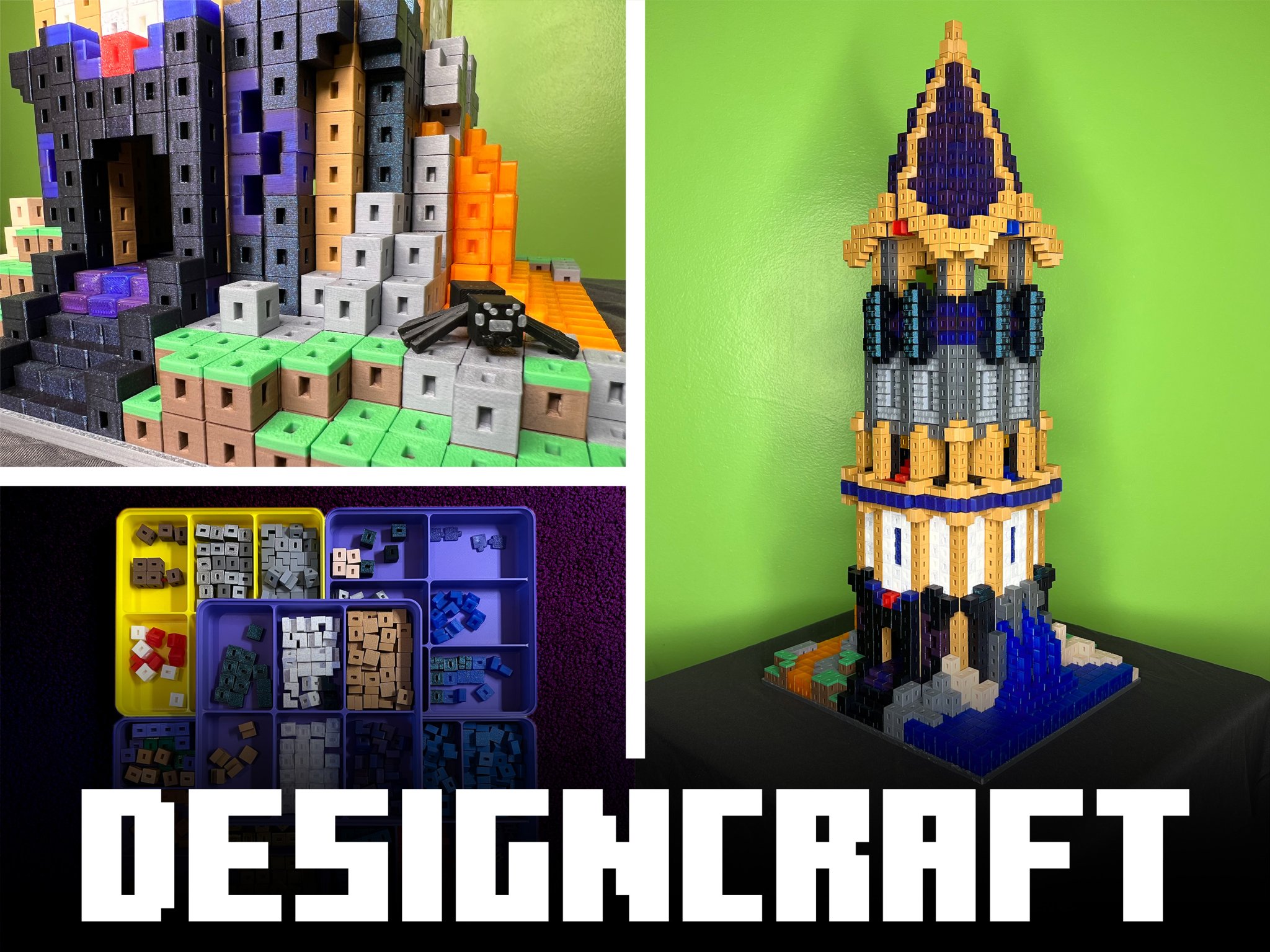 Tiêu đề Khối xây dựng DesignCraft lấy cảm hứng từ Minecraft T
