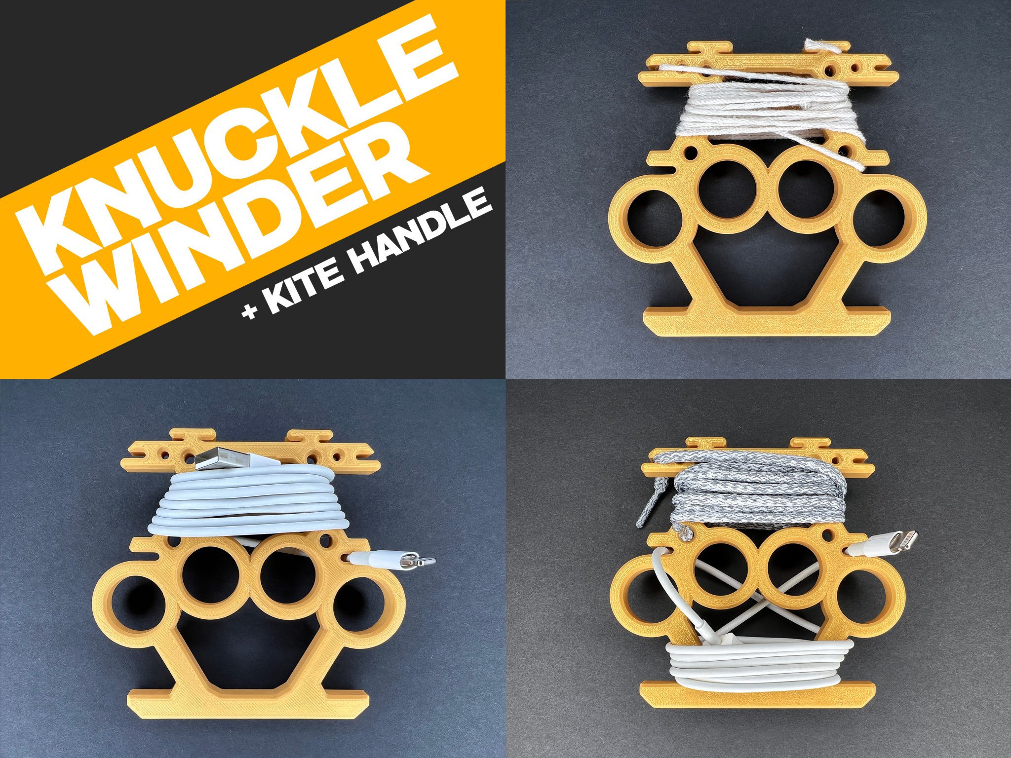 Tiêu đề Bộ cuộn dây Tay cầm diều Dây Dây Cáp Giá đỡ