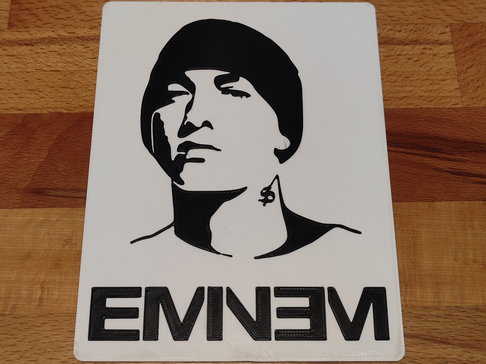 Tiêu đề Eminem Wall Art Tóm tắt Nghệ thuật treo tường của Emi