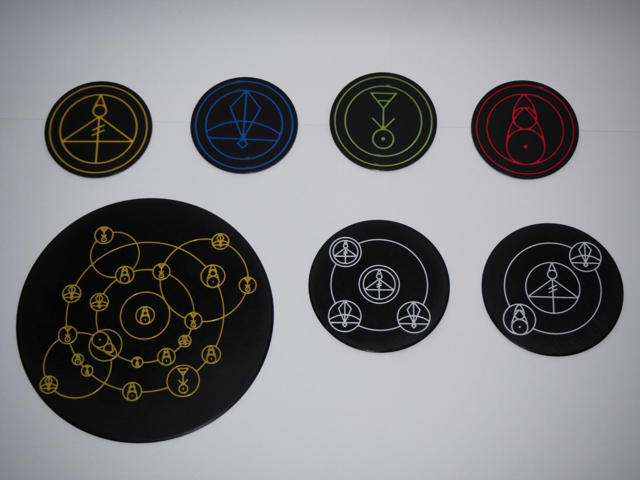 Tiêu đề The Owl House Glyph Coaster Tóm tắt Tàu lượn với Combo G