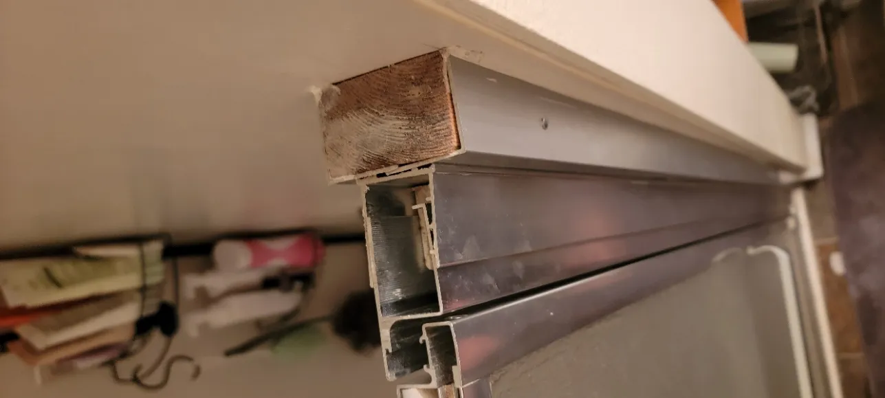 Caps for broken old shower door