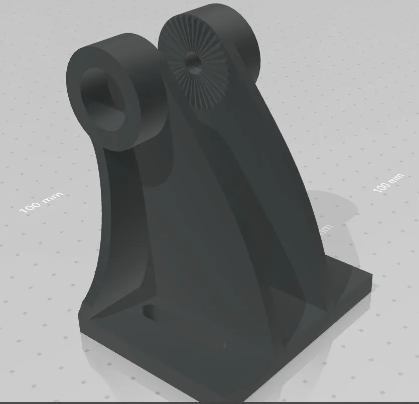 Lowrance/Simrad Heckgeber Halterung