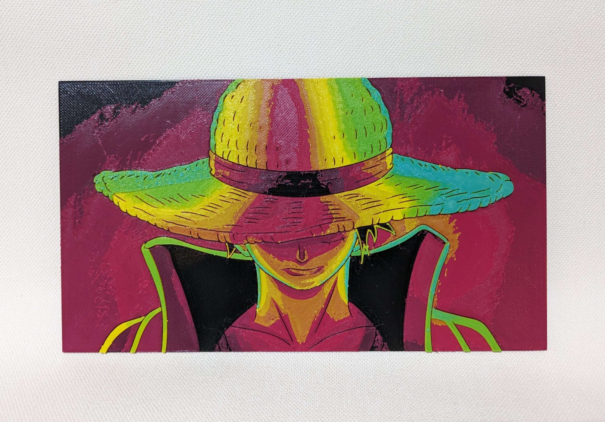 Tiêu đề Monkey D Luffy từ One Piece - HueForge Tóm tắt Monkey D Lu