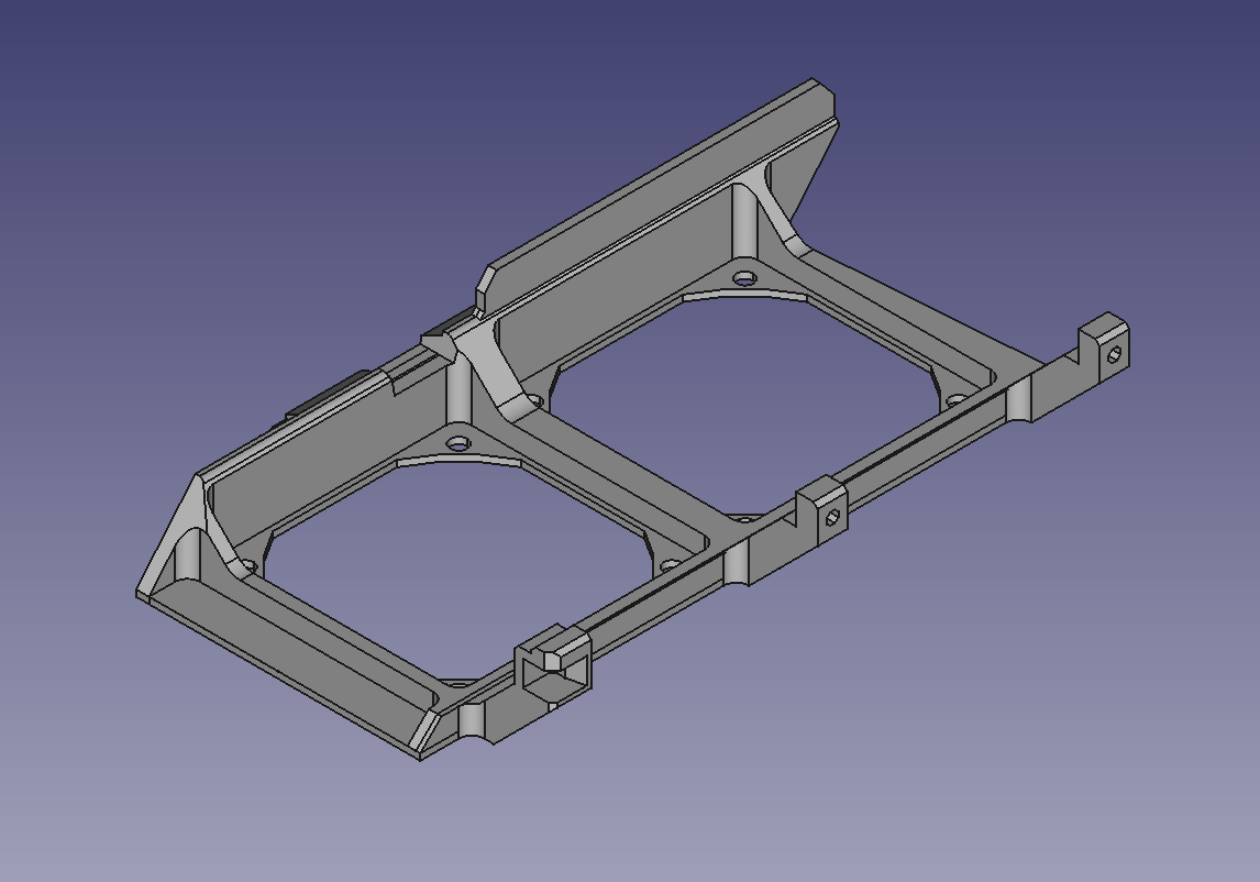 Khung quạt NCASE M1 cho quạt trên 60x25