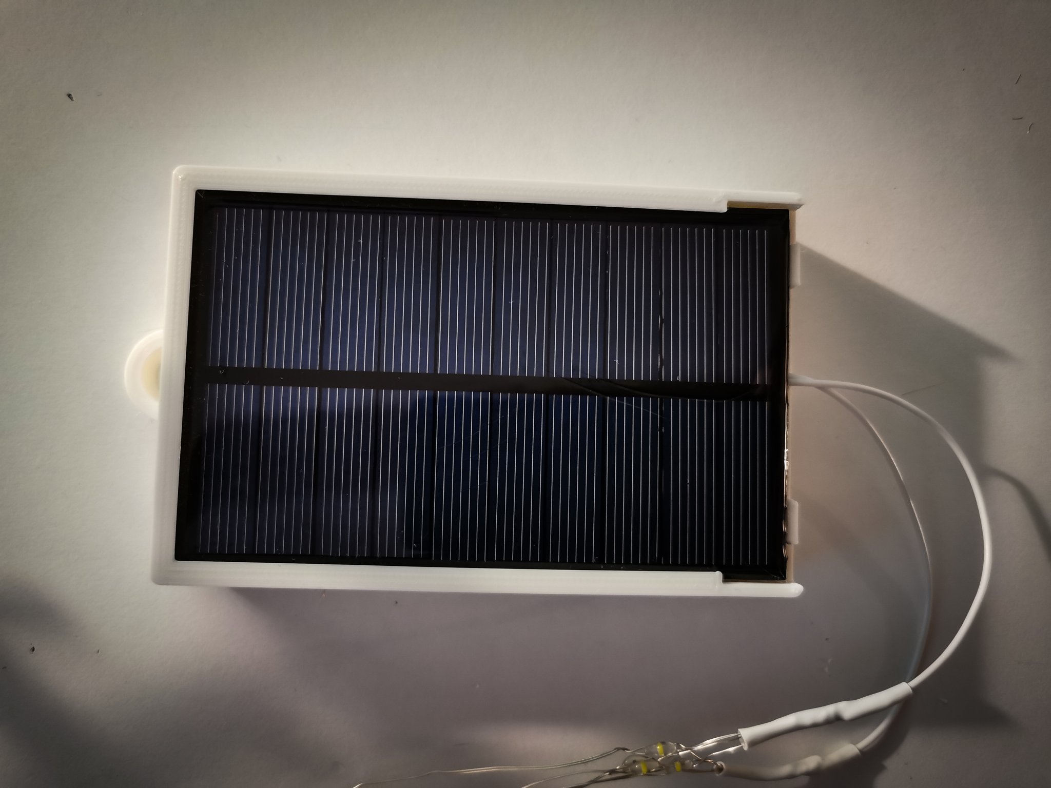 Solar module for LED lighting