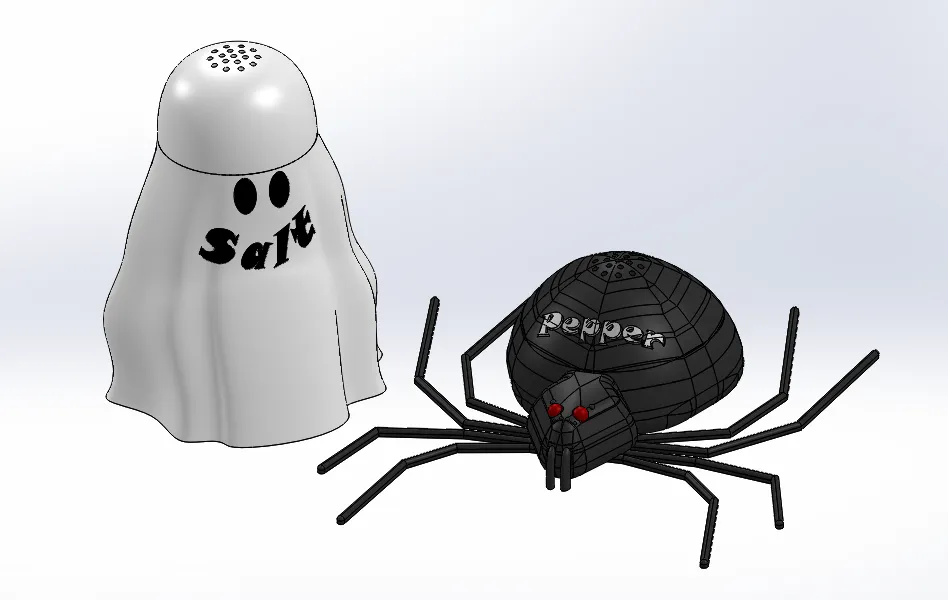 Salty Spooky and Pepper Spider
