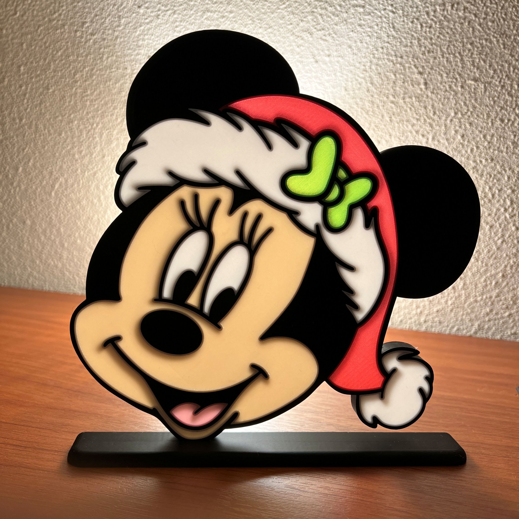 Tiêu đề Đồ trang trí cửa sổ Giáng sinh hình chuột Minnie Tóm