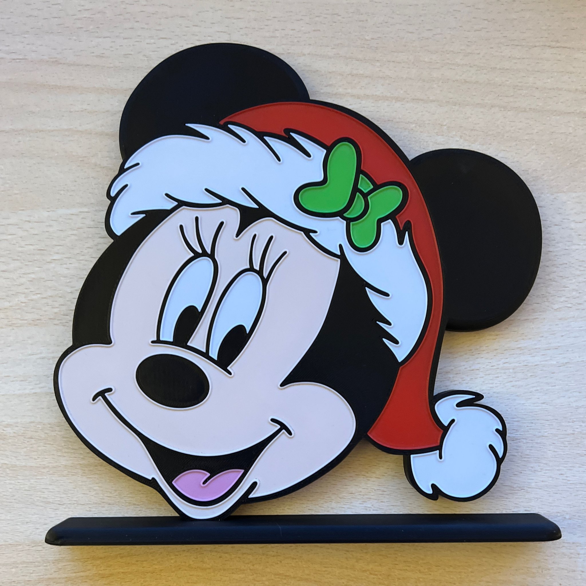 Tiêu đề Đồ trang trí cửa sổ Giáng sinh hình chuột Minnie Tóm