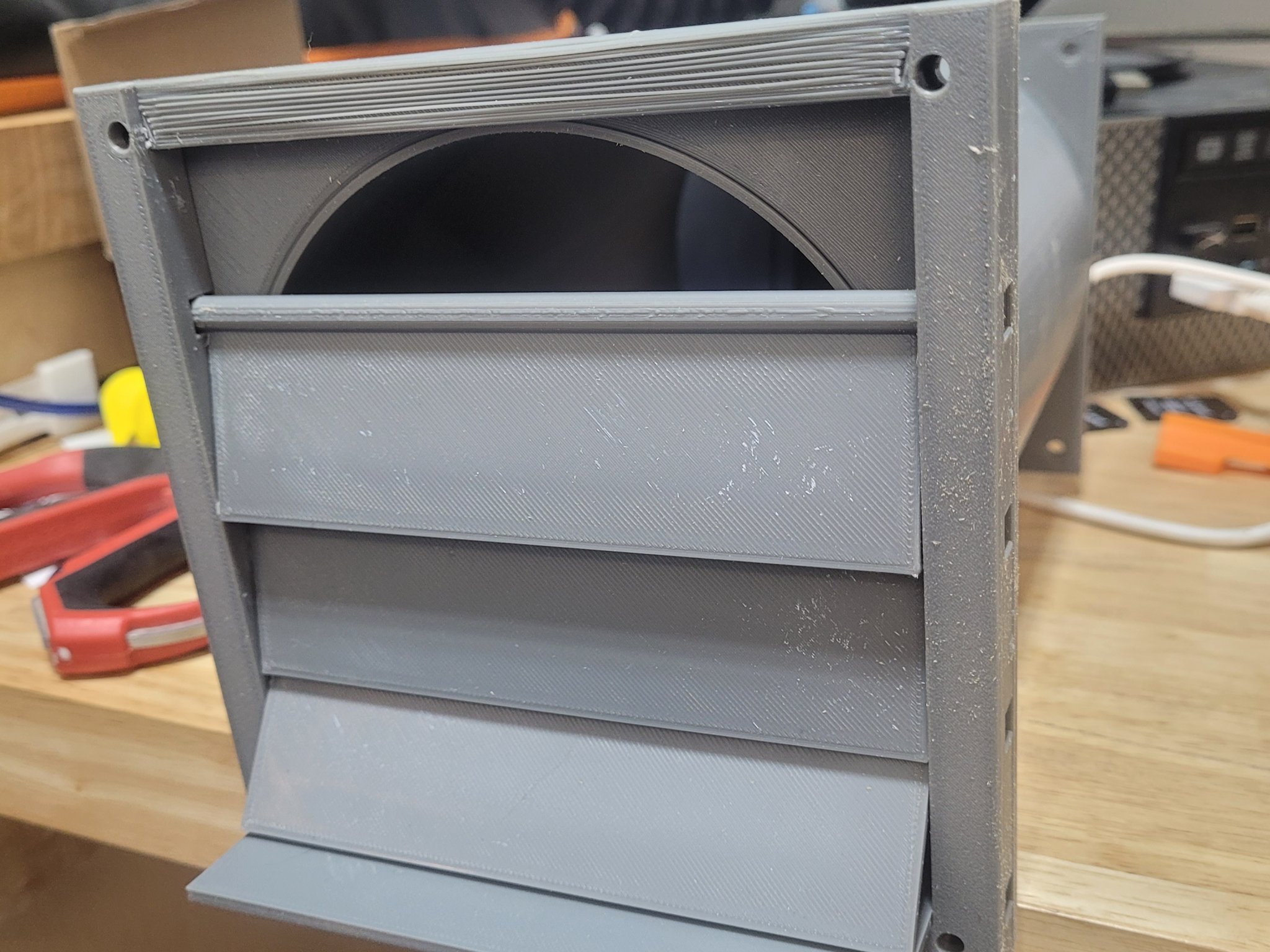 Ống thông gió quạt 120mm xuyên tường