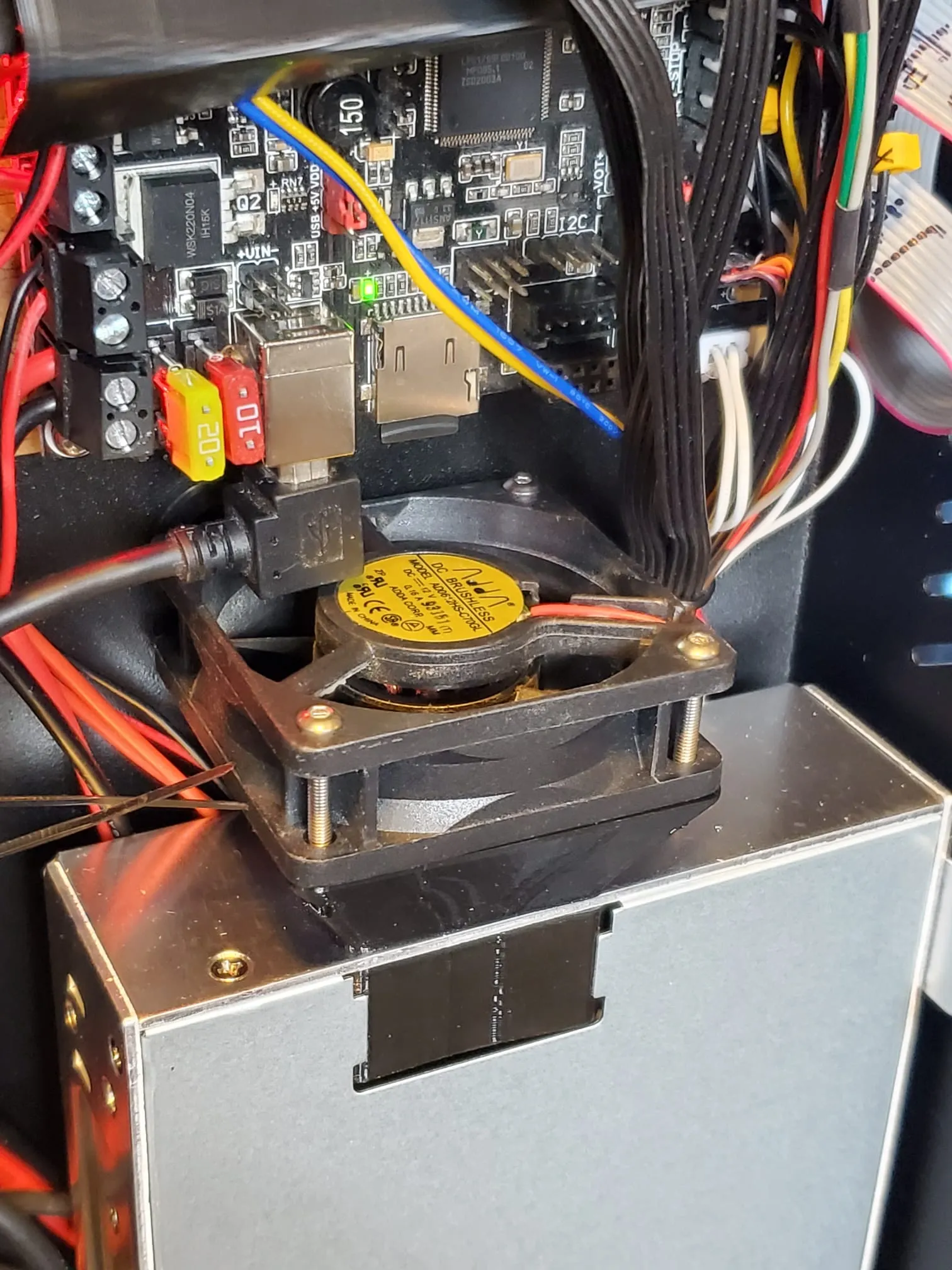 Tiêu đề Ender 5 Plus PSU Fan mod Tóm tắt Chuyển đổi âm thanh 40m