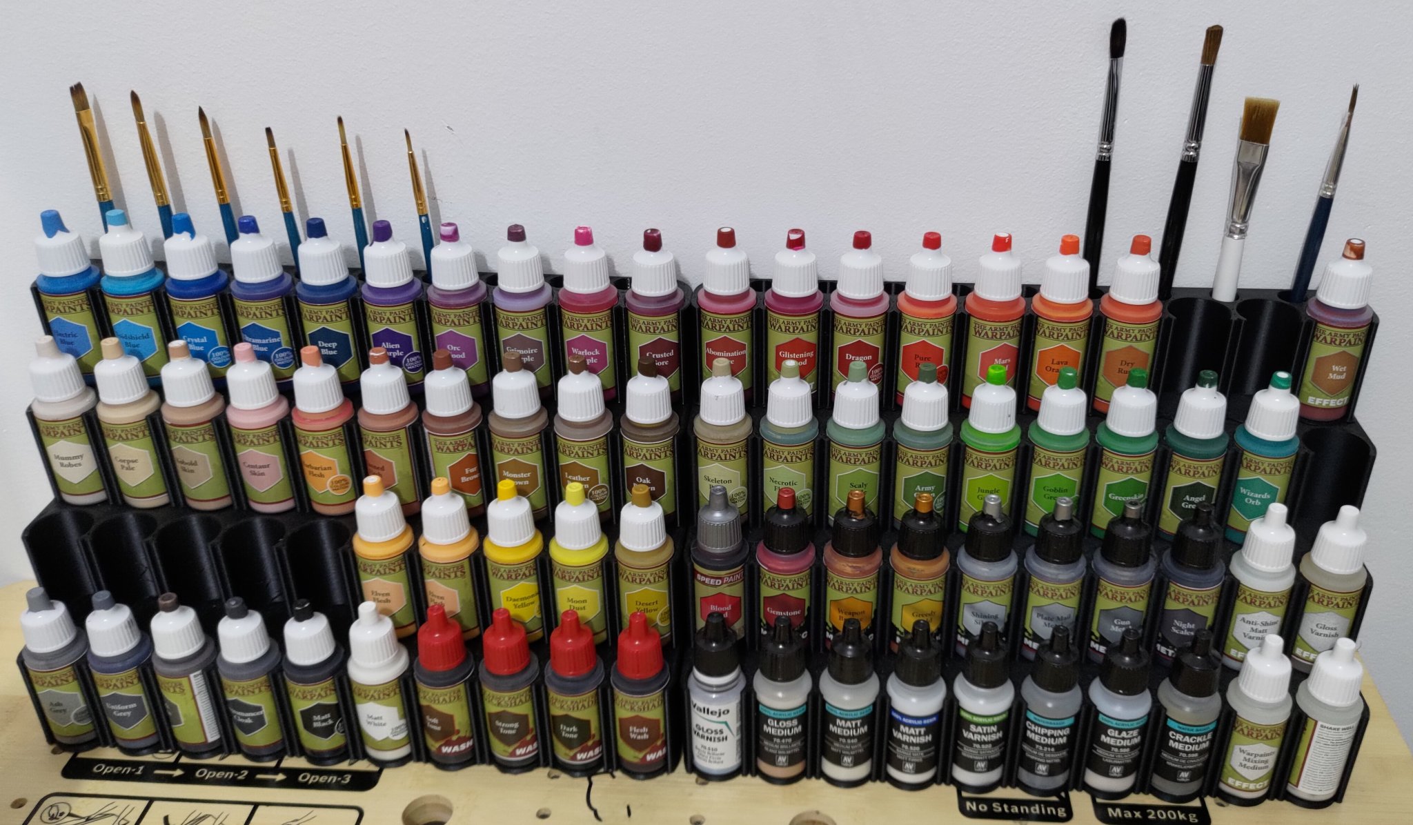 Rangement/organisateur pour peinture maquette army painter, vallejo